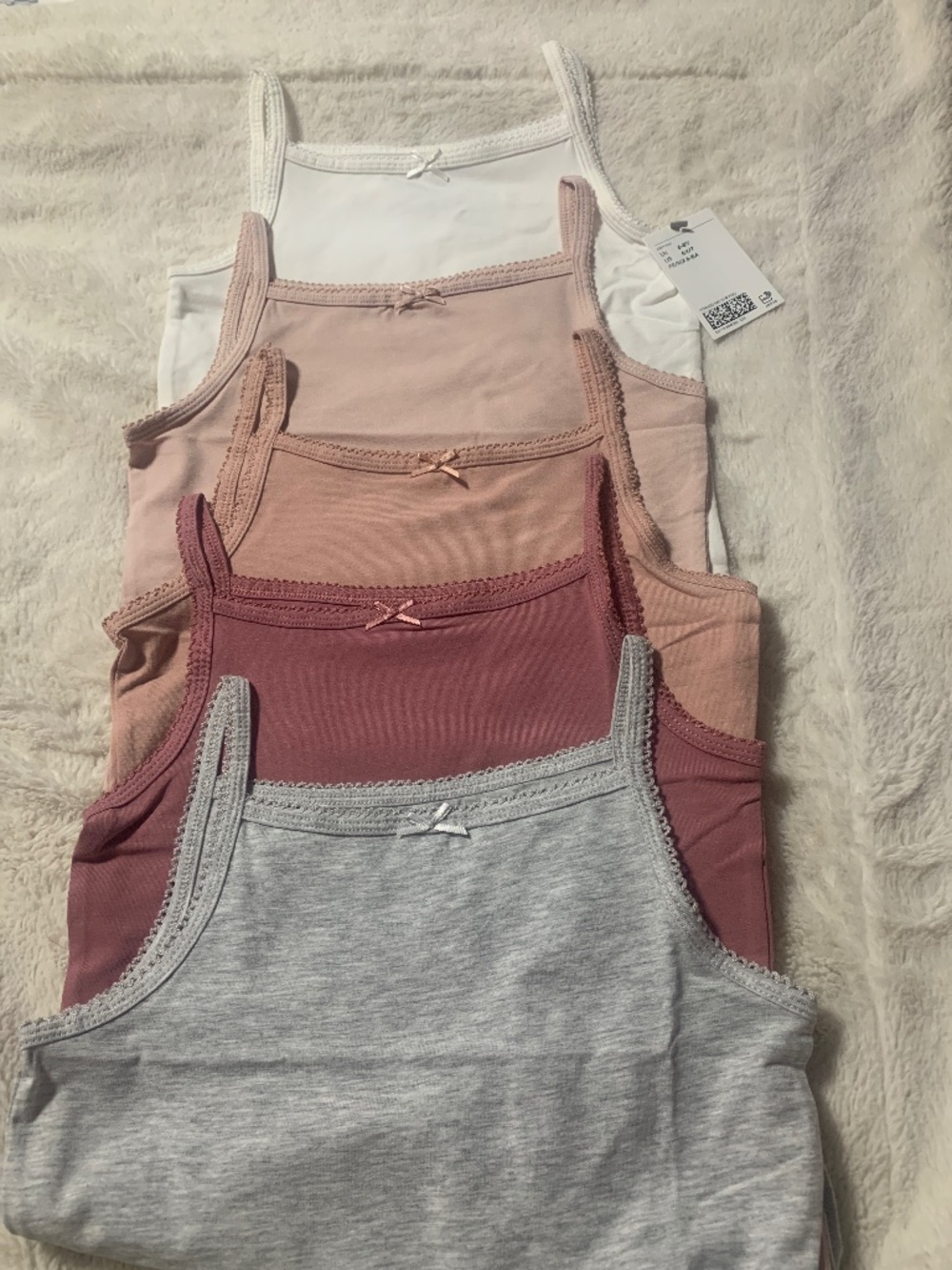 H&M Cotton tank tops sz 6-7Y